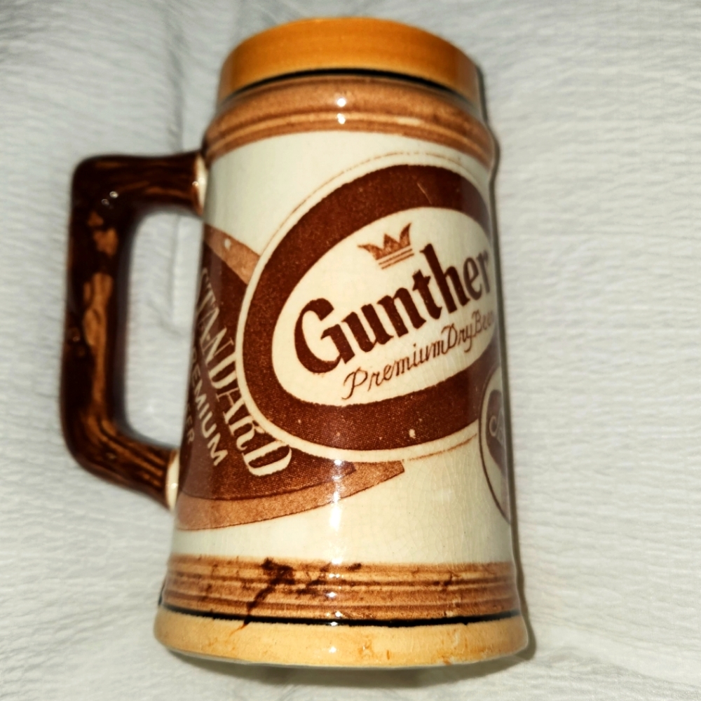 1950s Miller Gunther Schlitz Stanadars Beer Mug